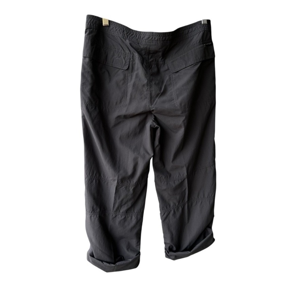 Exofficio Pants Grey Nylon Adjustable Hem Hiking Outdoor Active Athleisure Sz 6 - Picture 5 of 11